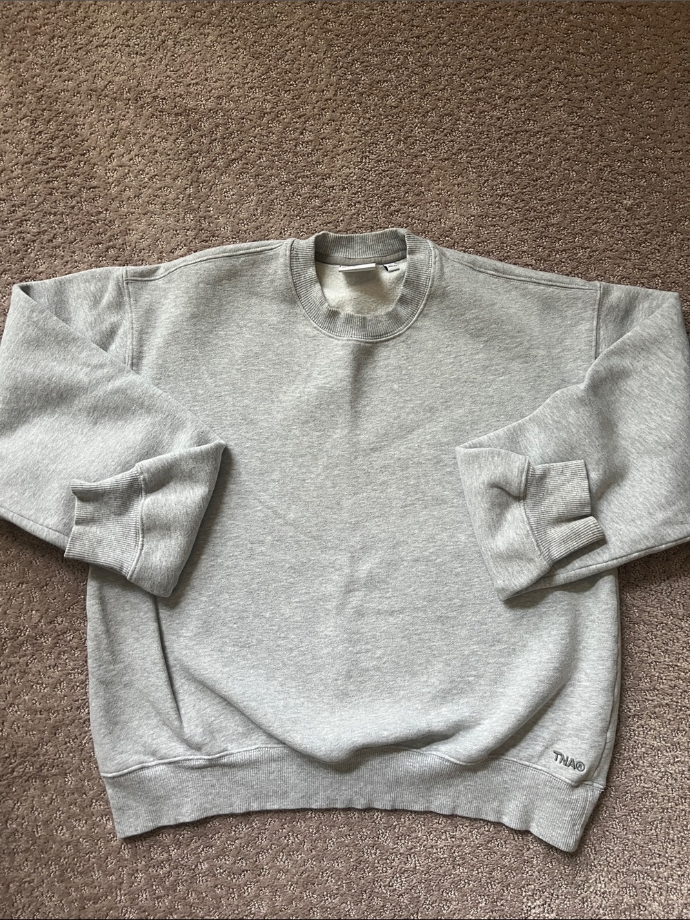 TNA Light Gray Crewneck Sweatshirt